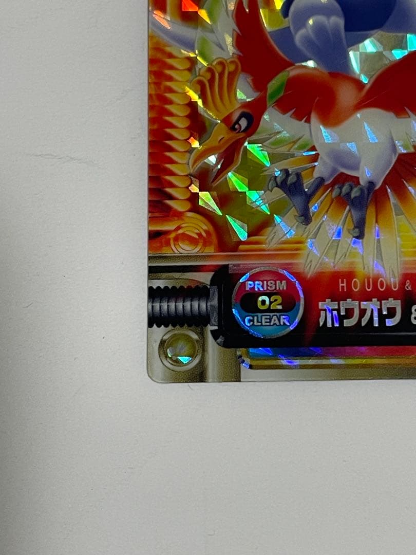 ポケットモンスター　　ポケモンずかんカード ホウオウ&ルギア