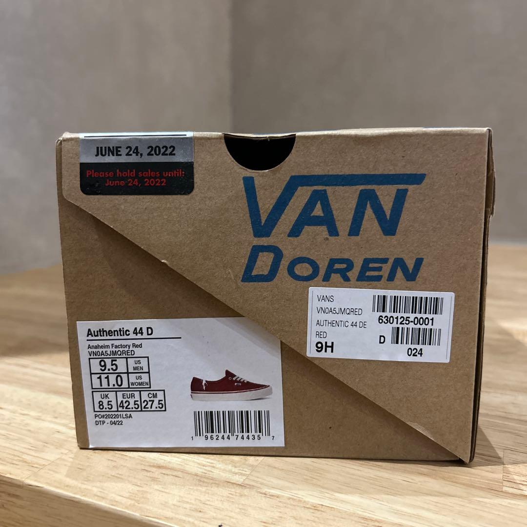 靴 VANS Authentic 44D