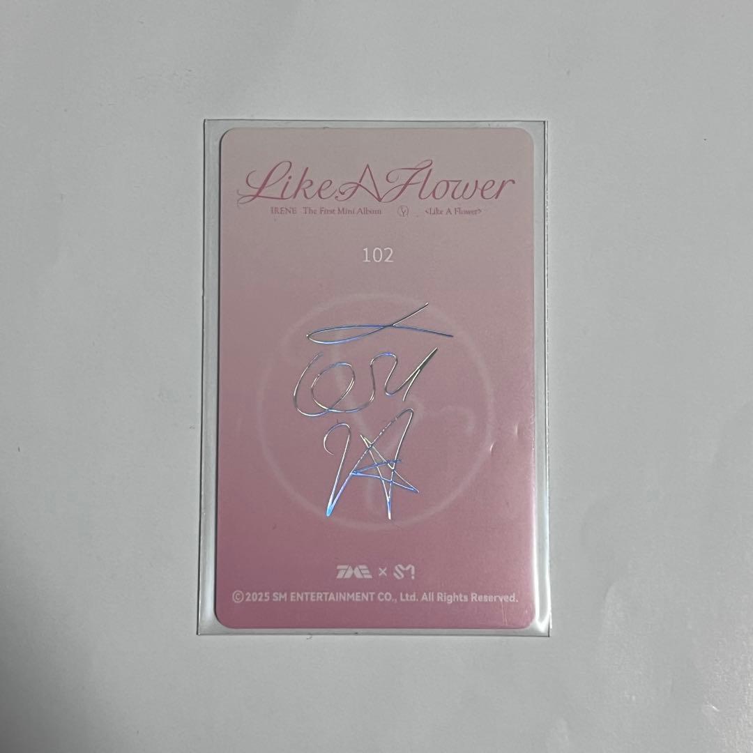 red velvet アイリーン qqmusic 星5 5星 レア トレカ