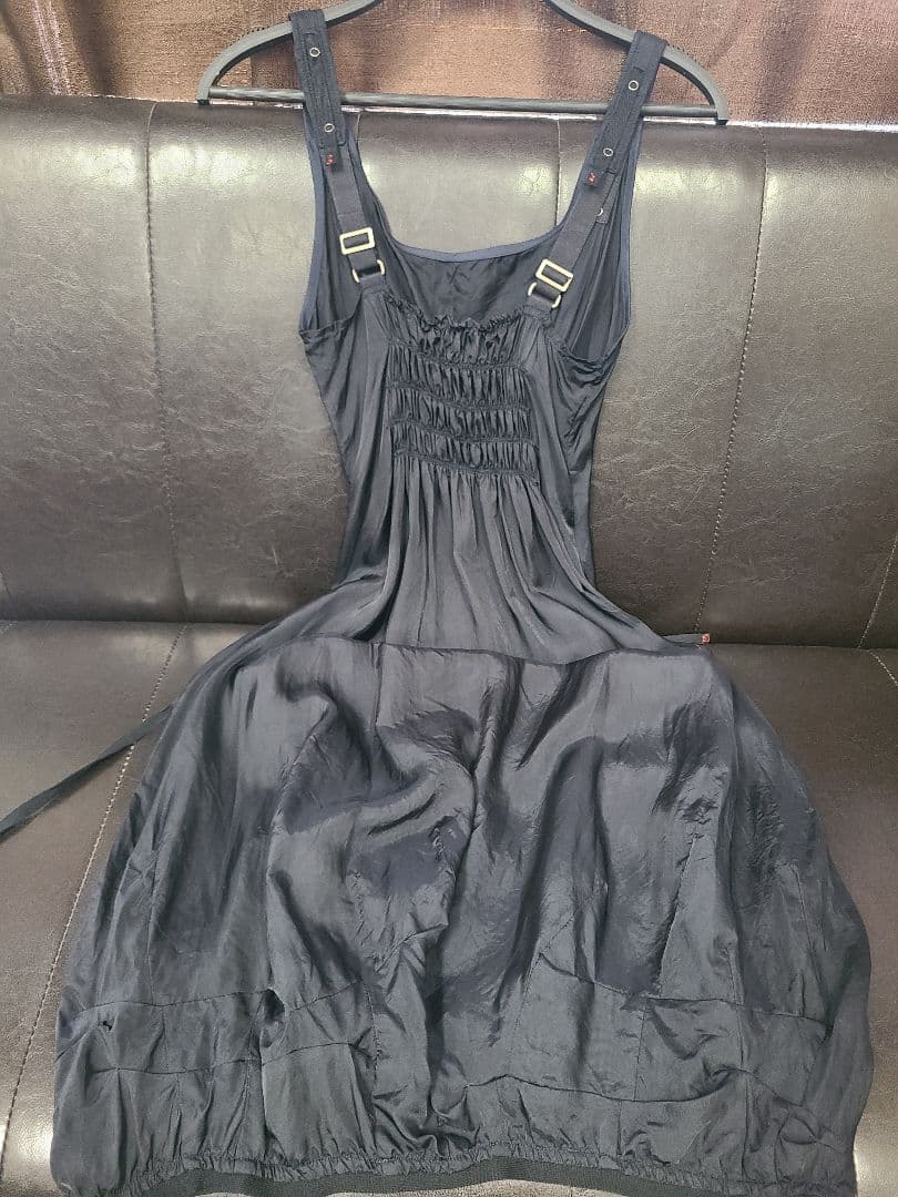 マリテフランソワジルボー濃紺キャミワンピース