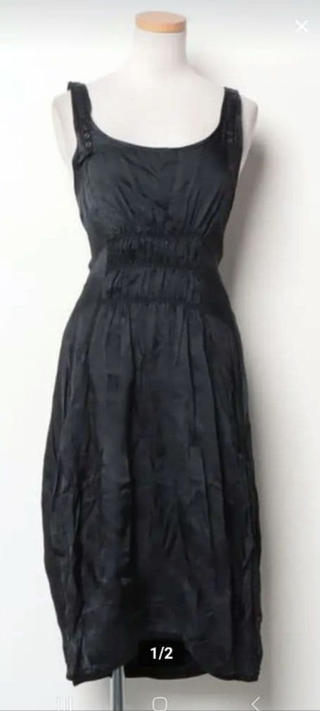 マリテフランソワジルボー濃紺キャミワンピース