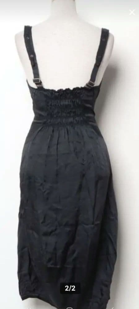 マリテフランソワジルボー濃紺キャミワンピース