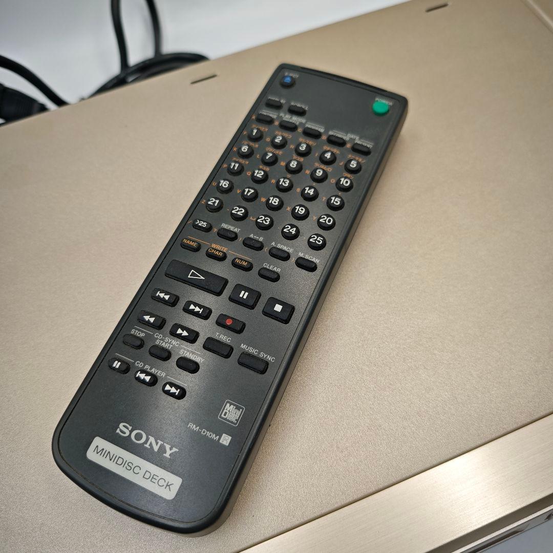 【美品】SONY MDS-JE700 MDレコーダー 完全動作品 リモコン付き