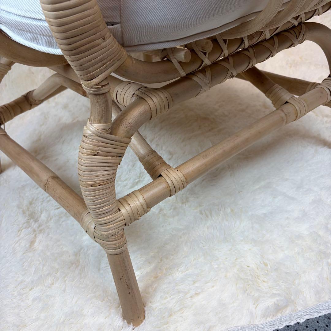 送料無料 IKEA BUSKBO ブスクボー ラタン パーソナルチェア 椅子 A