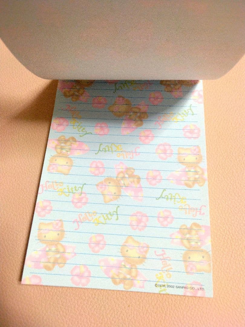 激レア　2002年　日焼けキティメモ帳　ガングロギャル　ハイビスカス　平成レトロ