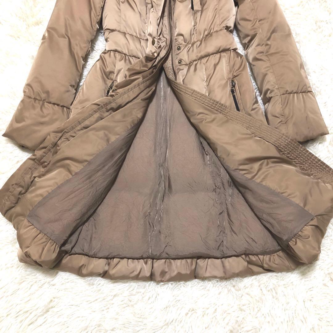 EPOCA エポカ　ファー付　ロングダウンコート　ベージュ 2ウェイ Mサイズ