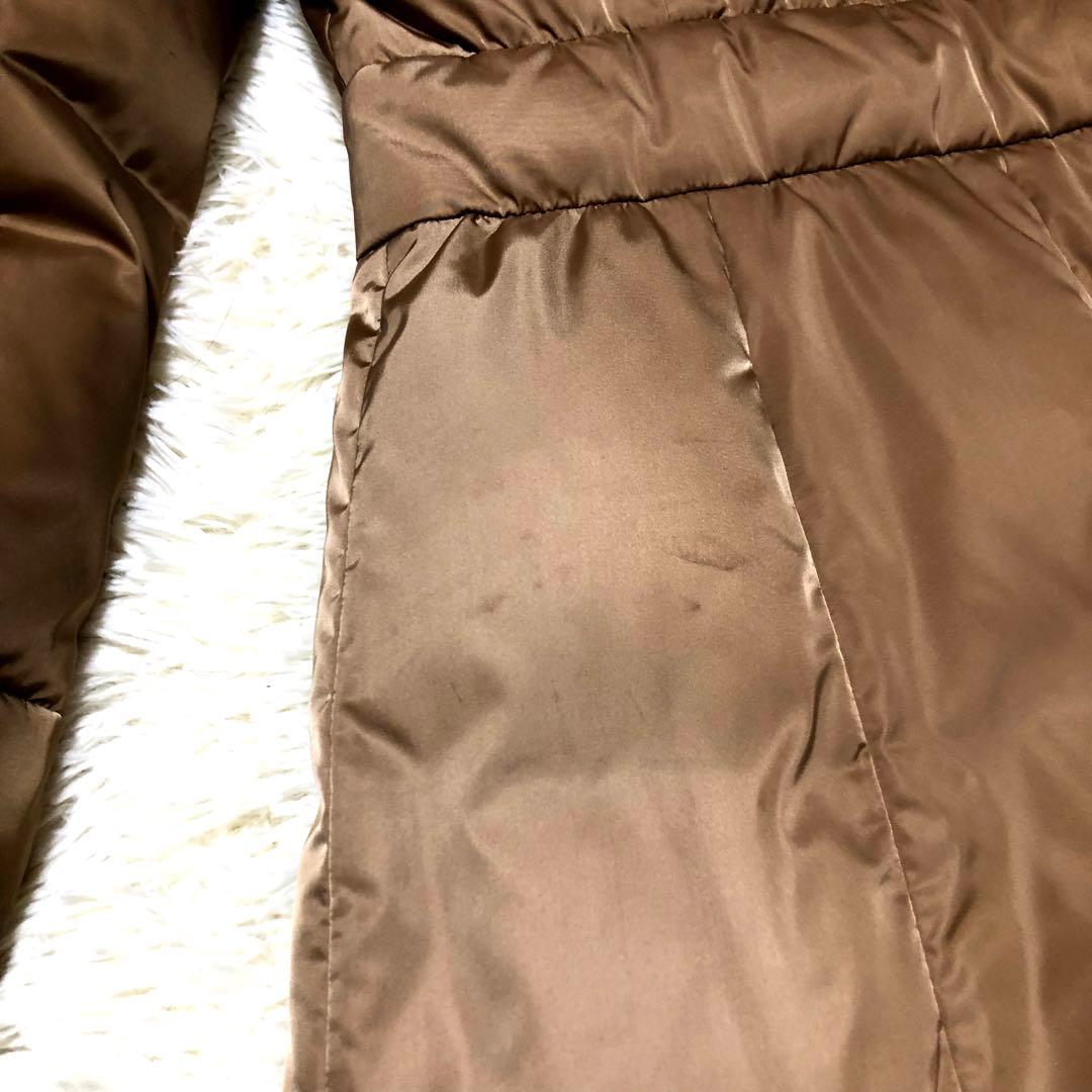 EPOCA エポカ　ファー付　ロングダウンコート　ベージュ 2ウェイ Mサイズ