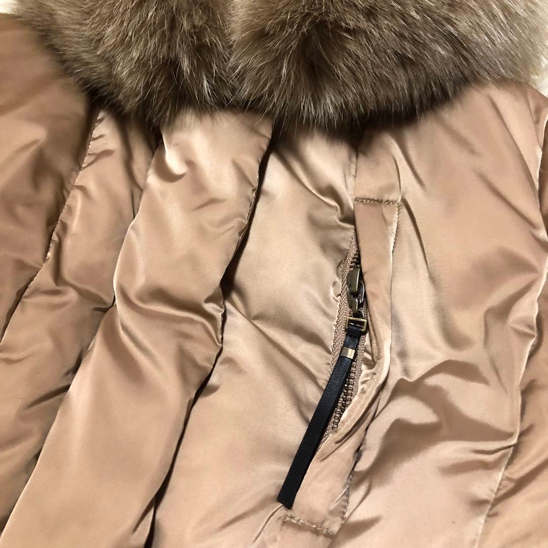 EPOCA エポカ　ファー付　ロングダウンコート　ベージュ 2ウェイ Mサイズ