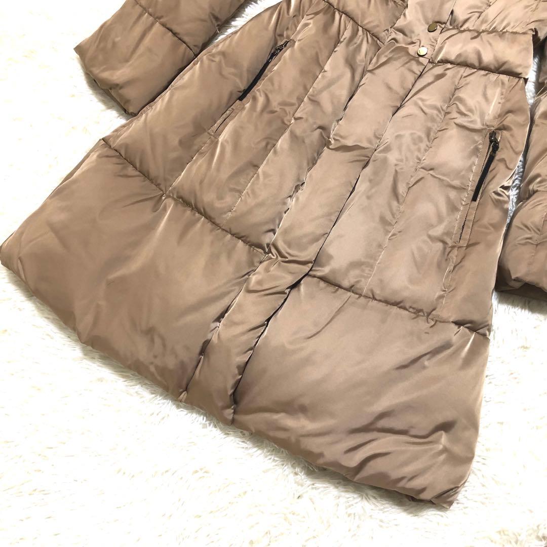 EPOCA エポカ　ファー付　ロングダウンコート　ベージュ 2ウェイ Mサイズ