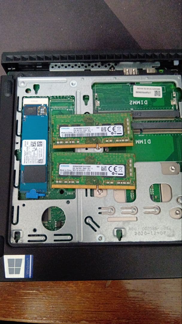 ThinkCentre M70q i3-10100T メモリ16GB