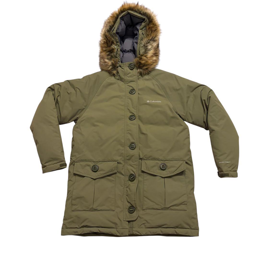 美品　人気カラー　コロンビア　タナナループダウンジャケット　M 3204 カーキ