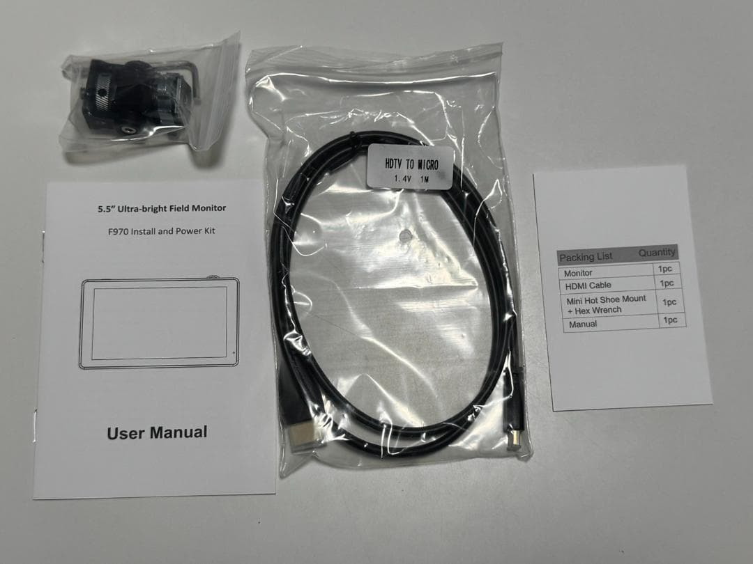 FEELWORLD LUT5 5.5 超高輝度 インチフィールドモニター