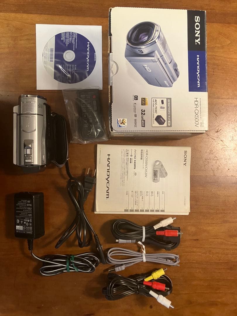 SONY HDR-CX500Vビデオカメラ 一式