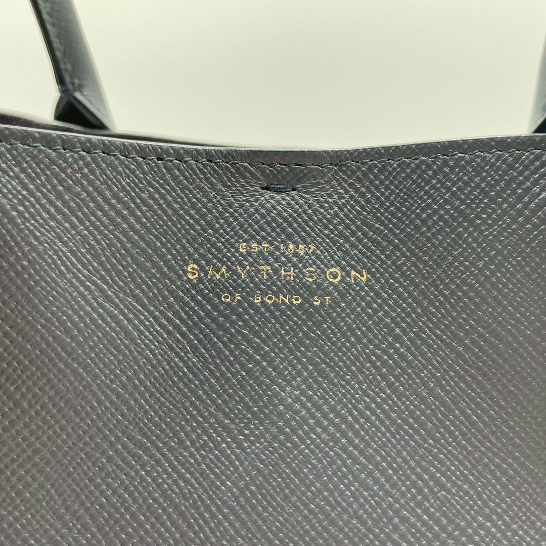 【極美品】Smuthon スマイソン トートバッグ ネイビー オールレザー 紺