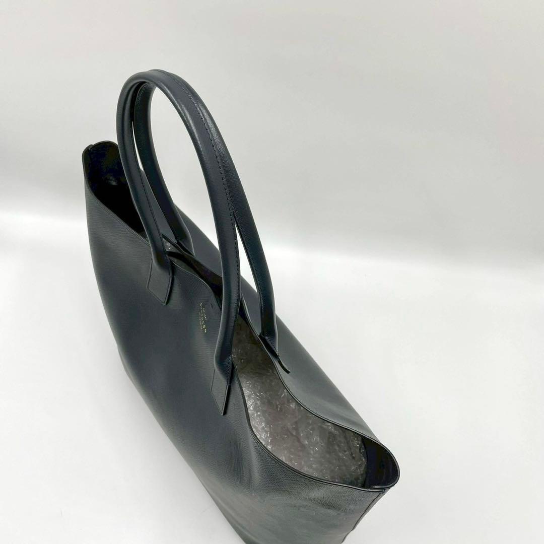 【極美品】Smuthon スマイソン トートバッグ ネイビー オールレザー 紺