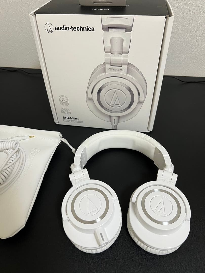 Audio-Technica ATH-M50xホワイトヘッドホン