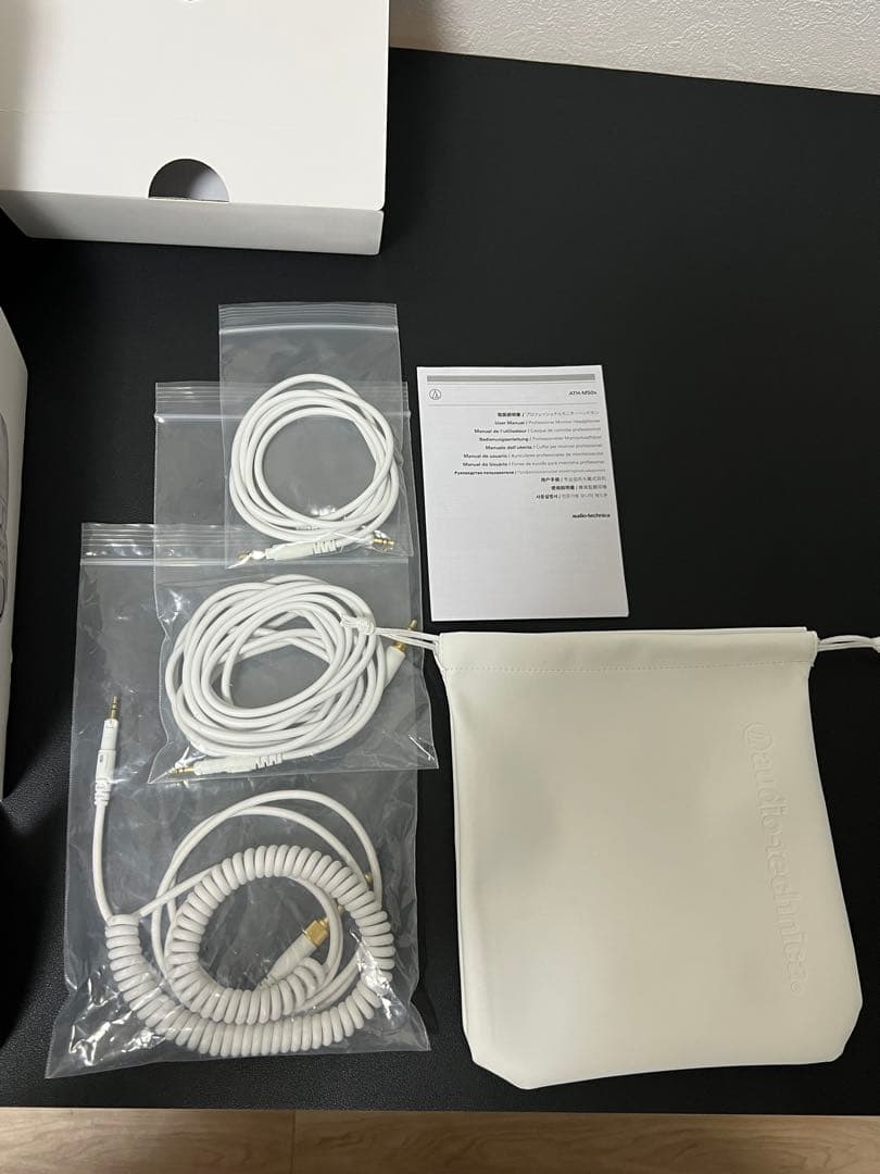 Audio-Technica ATH-M50xホワイトヘッドホン