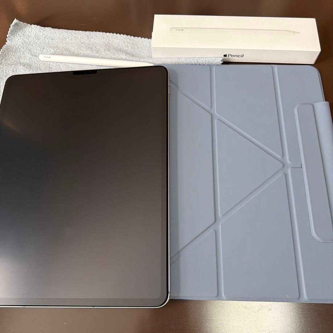 iPad Pro シルバー Apple Pencil ケース付き