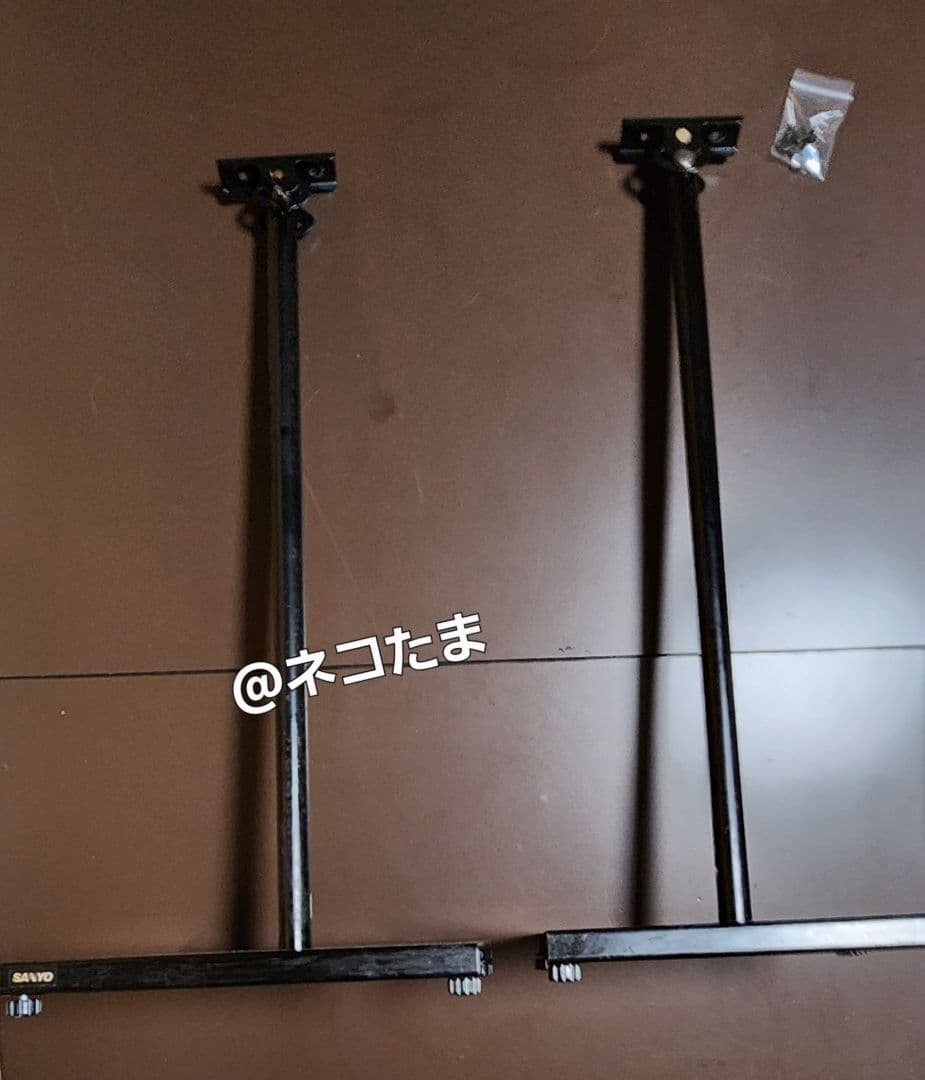 【当時品】BOSE 101MM用スピーカースタンド（2台１組）黒 SANYO