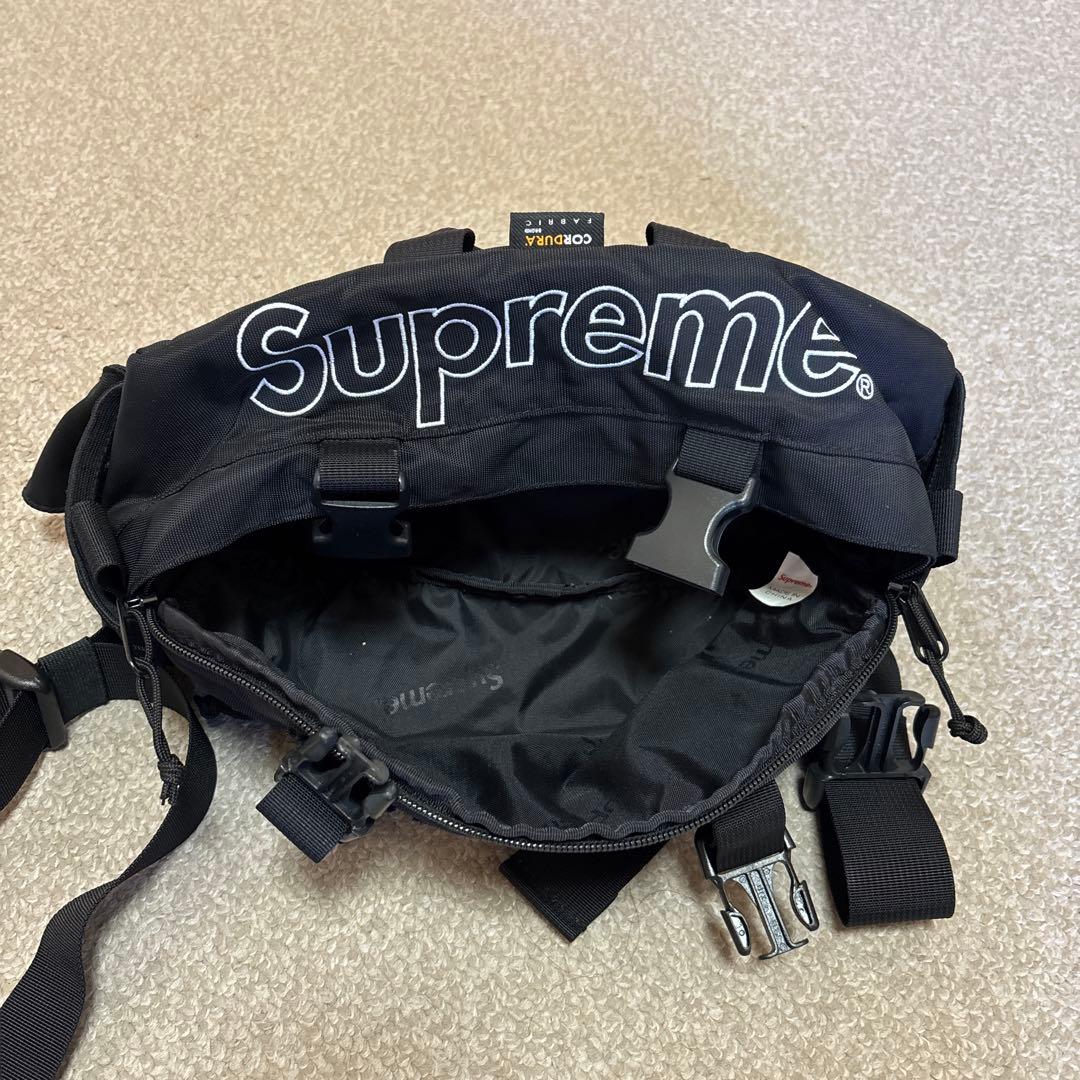 シュプリーム　ウエストバック　AW19ブラック