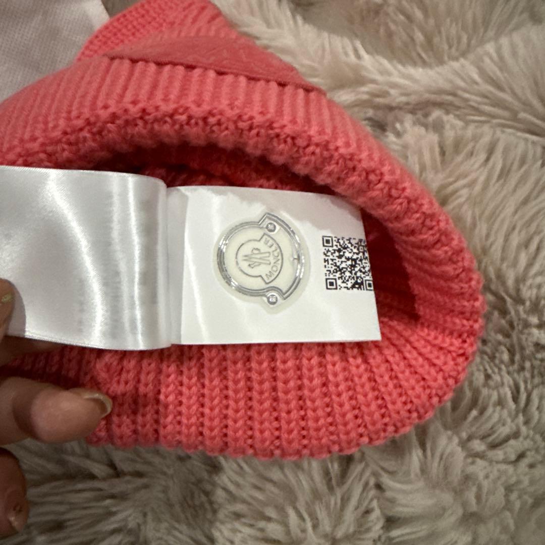 モンクレール☺︎ニット帽☺︎ビーニー☺︎ピンク