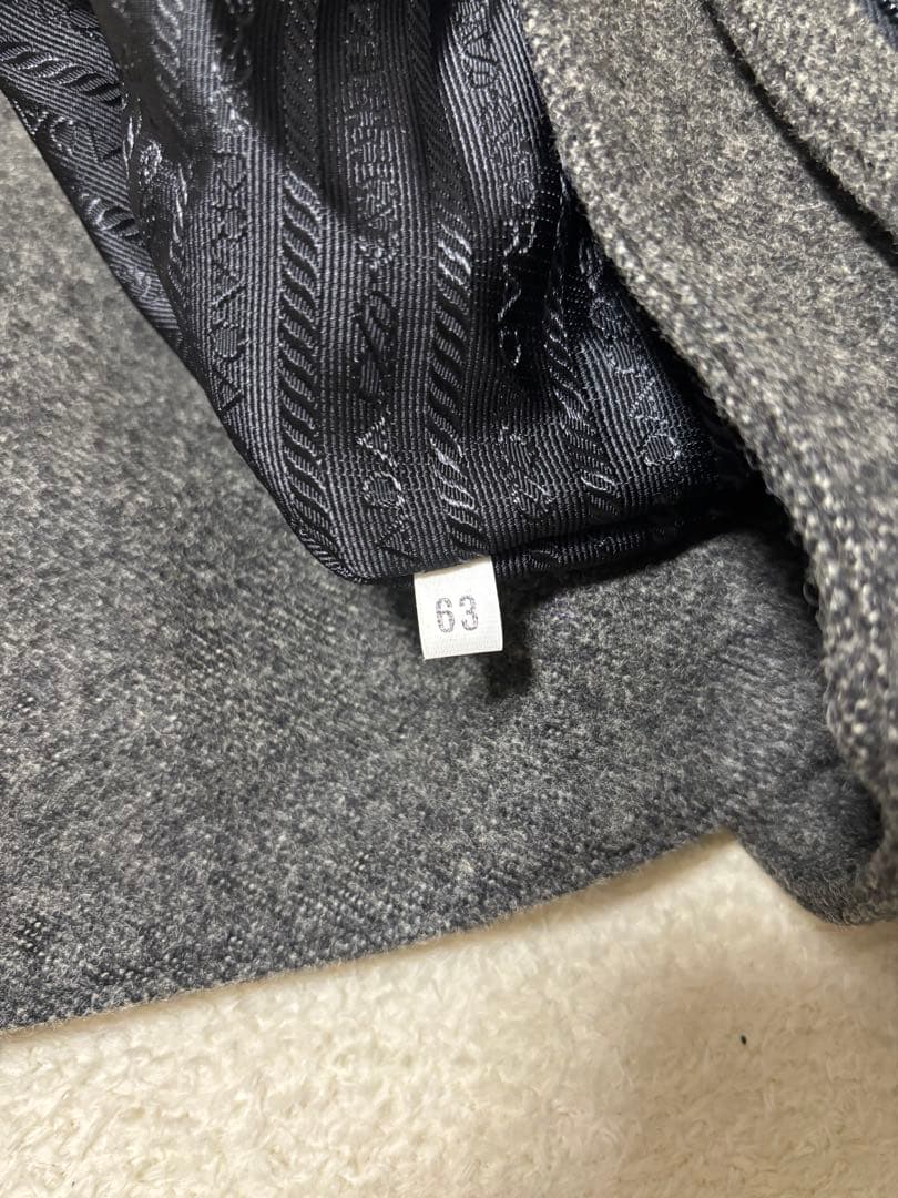 【美品】PRADA プラダ メッセンジャーバッグ ウール ユニセックス