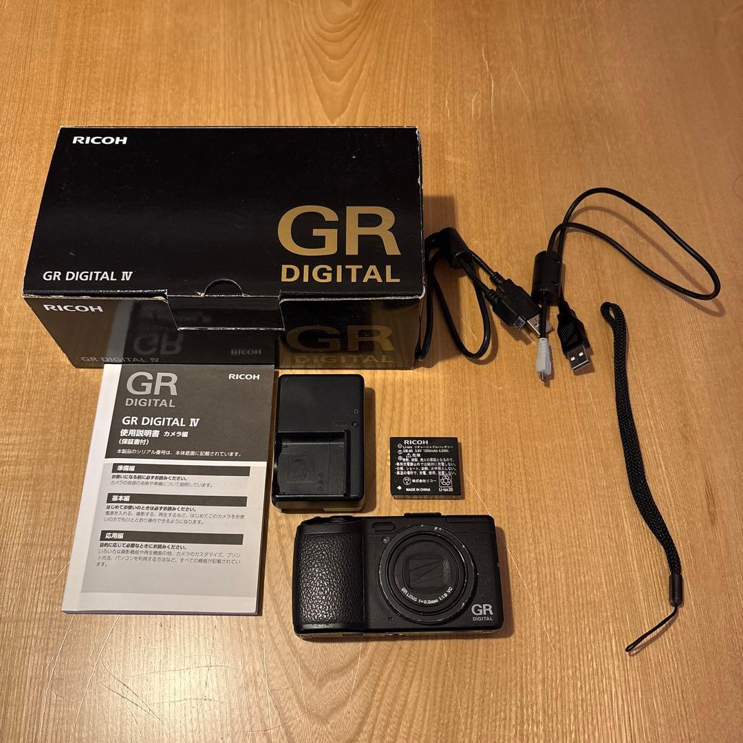 ［ジャンク扱い］RICOH GR DIGITAL IV 本体