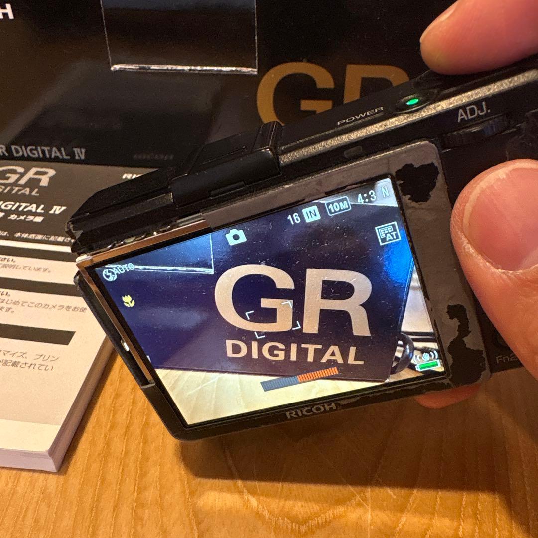 ［ジャンク扱い］RICOH GR DIGITAL IV 本体