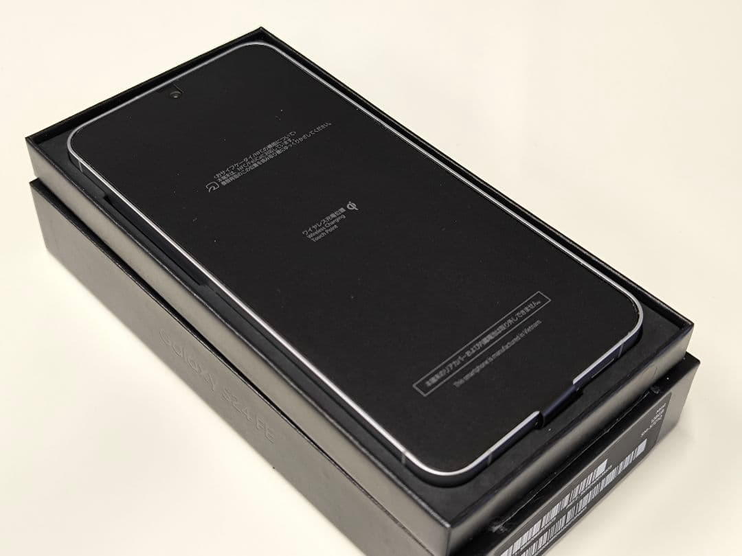 公式ストア購入　SIMフリー　Galaxy S24 FE ミント　美品！