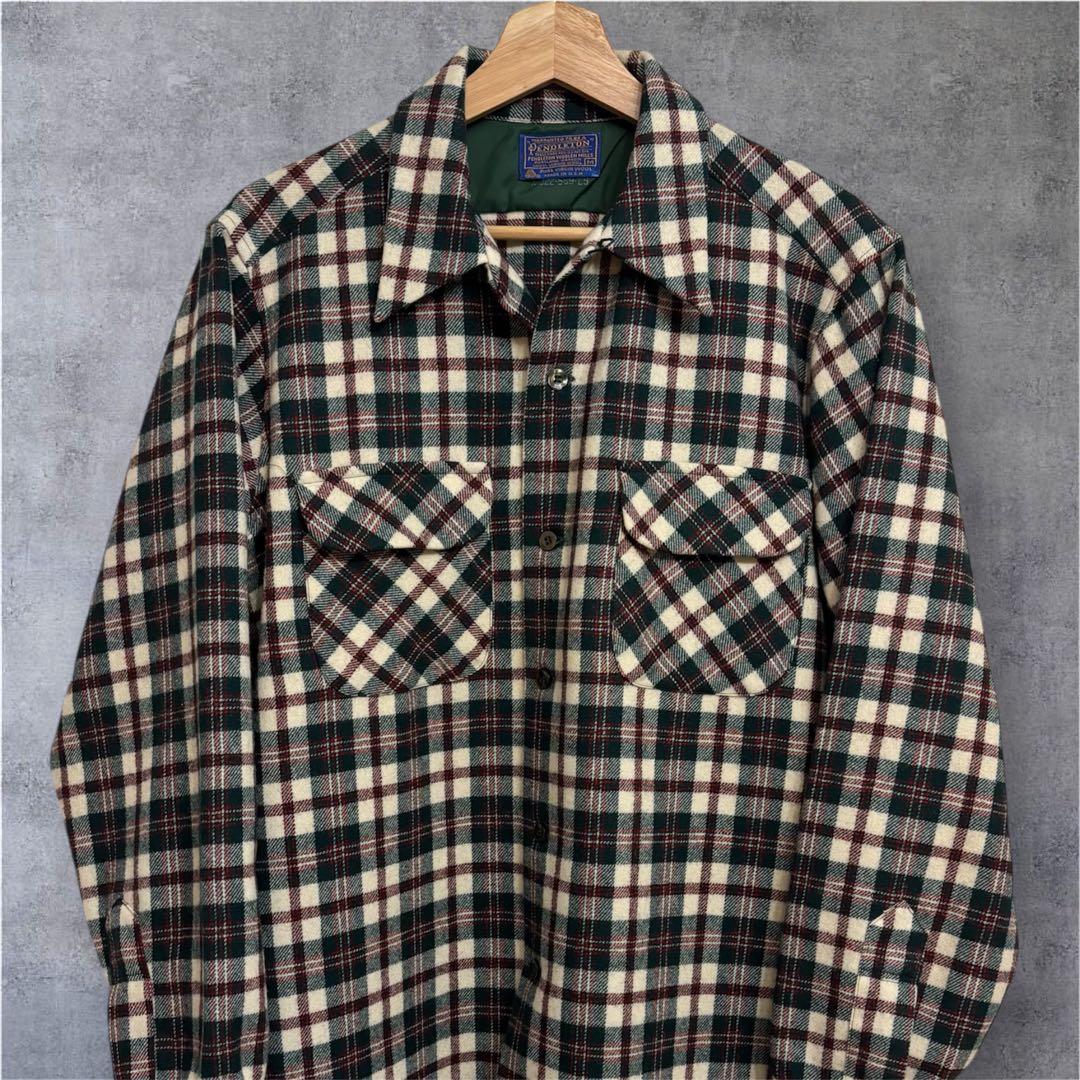 タ*ー様 70s PENDLETON ボードシャツ デッドストック USA製 チ