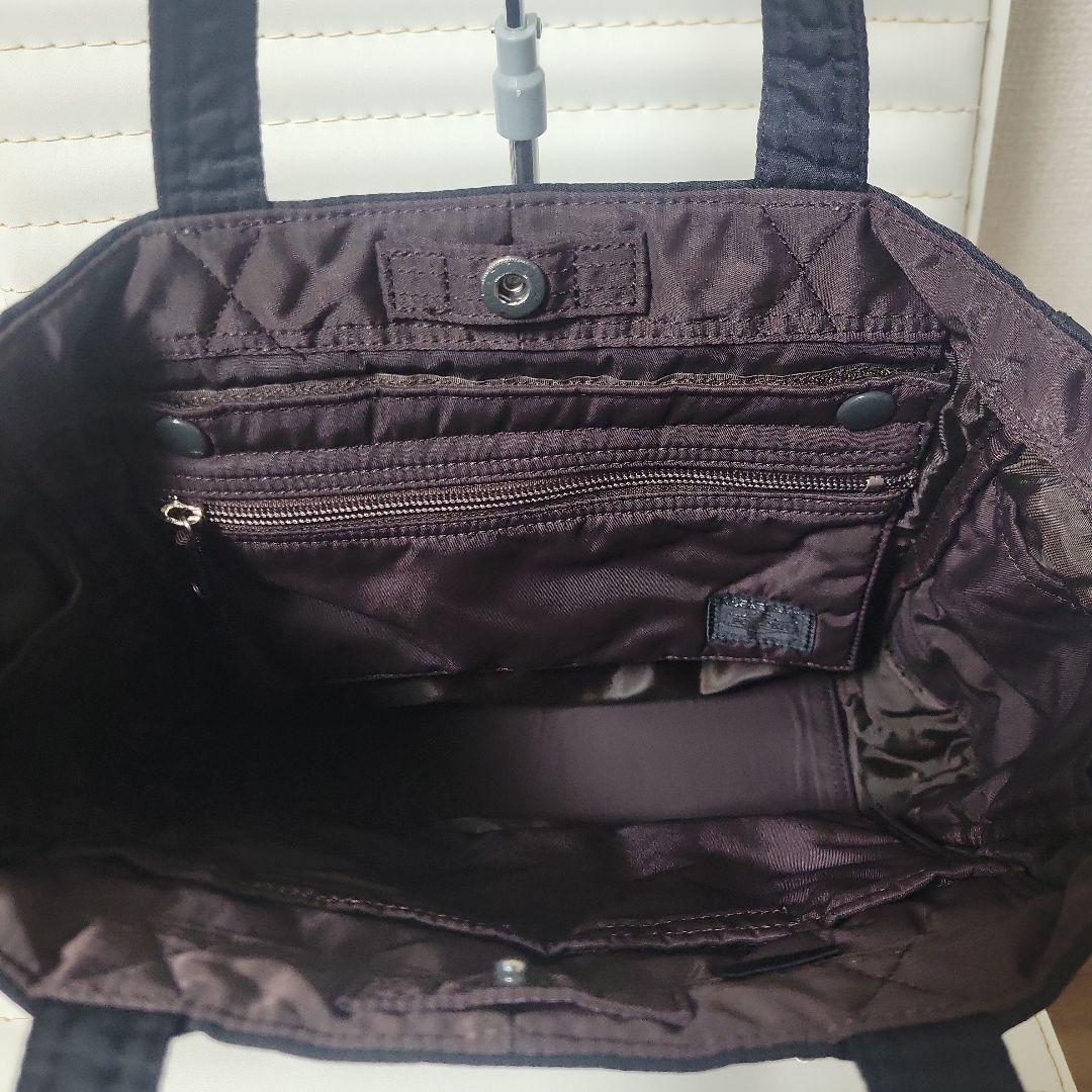 ポーター　PORTER　クリーム　トートバッグ　ブラック