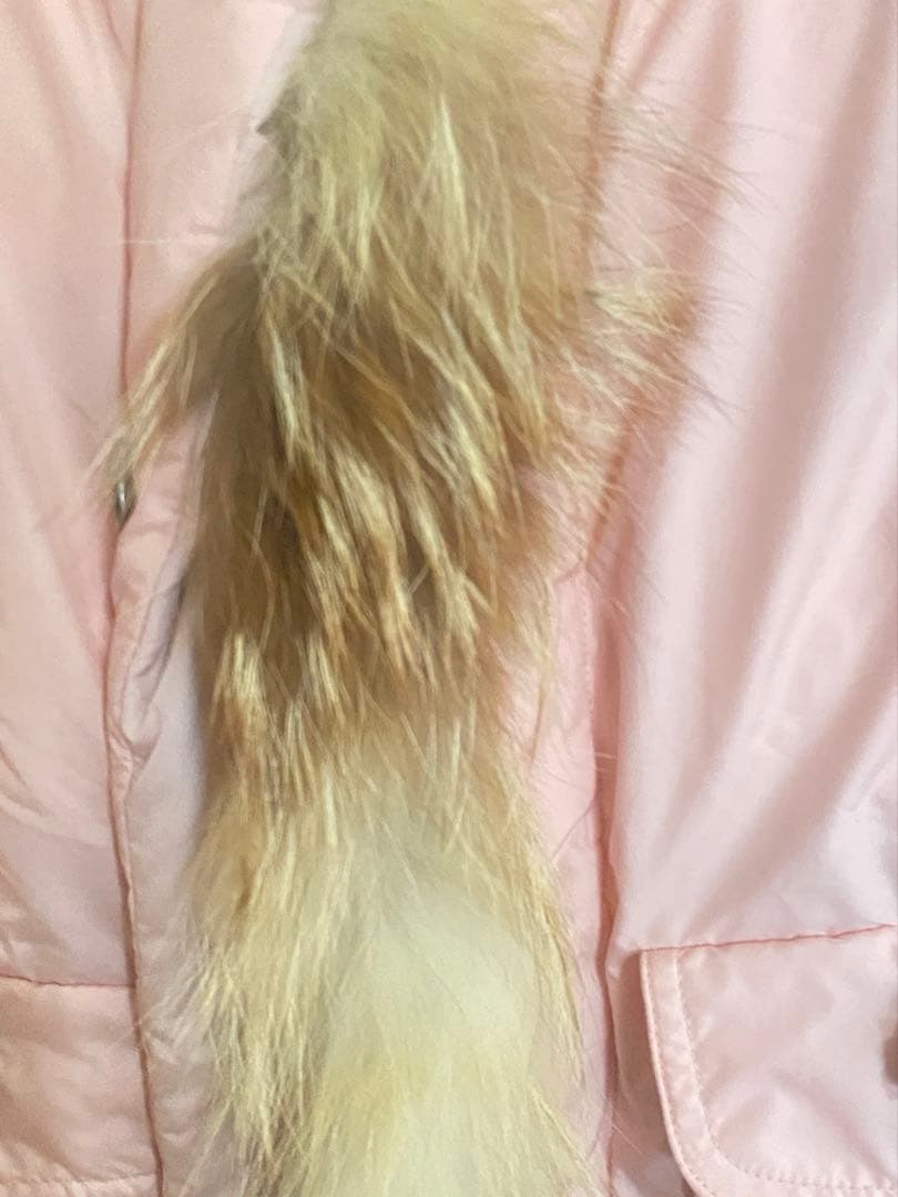 バーバリー　Burberry ダウン　ベスト　ファー　ピンク　ノバチェック