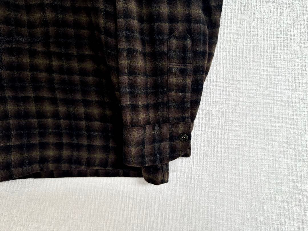超スペシャル 60s ペンドルトン オンブレ チェック シャツ L ブラウン