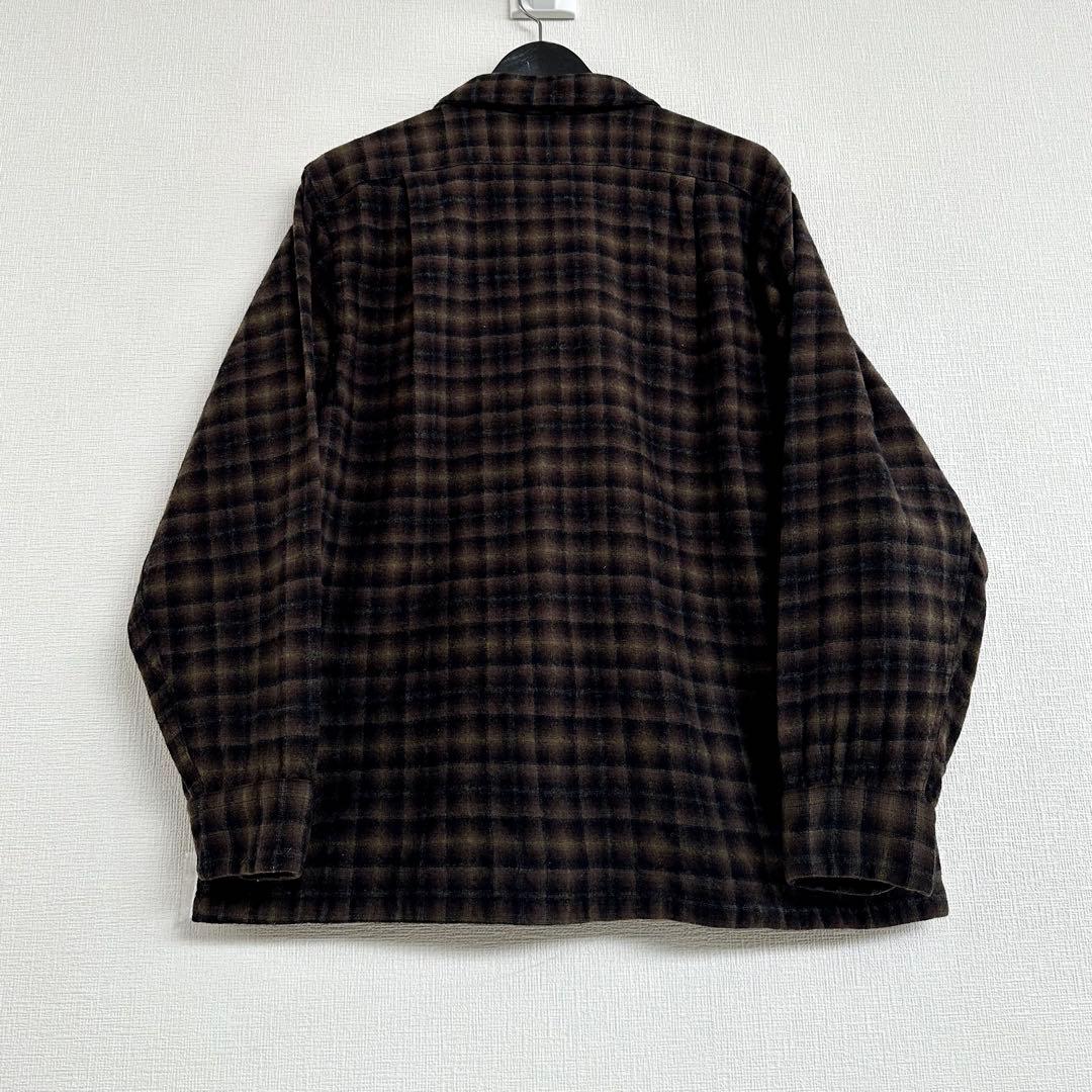 超スペシャル 60s ペンドルトン オンブレ チェック シャツ L ブラウン