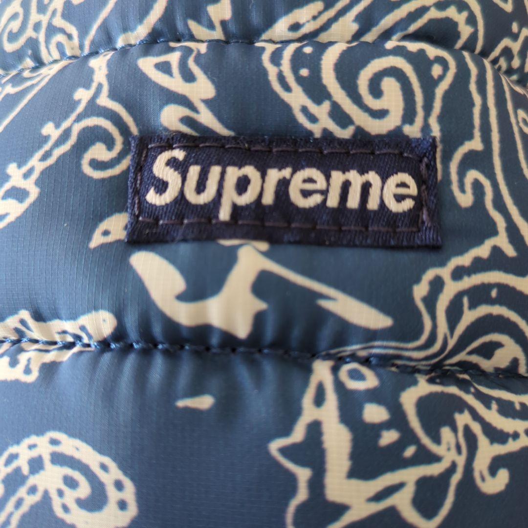 supreme Puffer Neck Pouch Blue 新品未使用