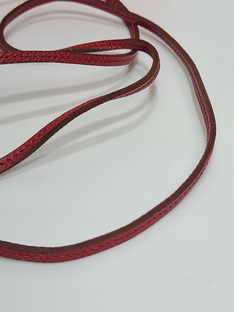 エルメス　ラニエール　ネックレス　革紐