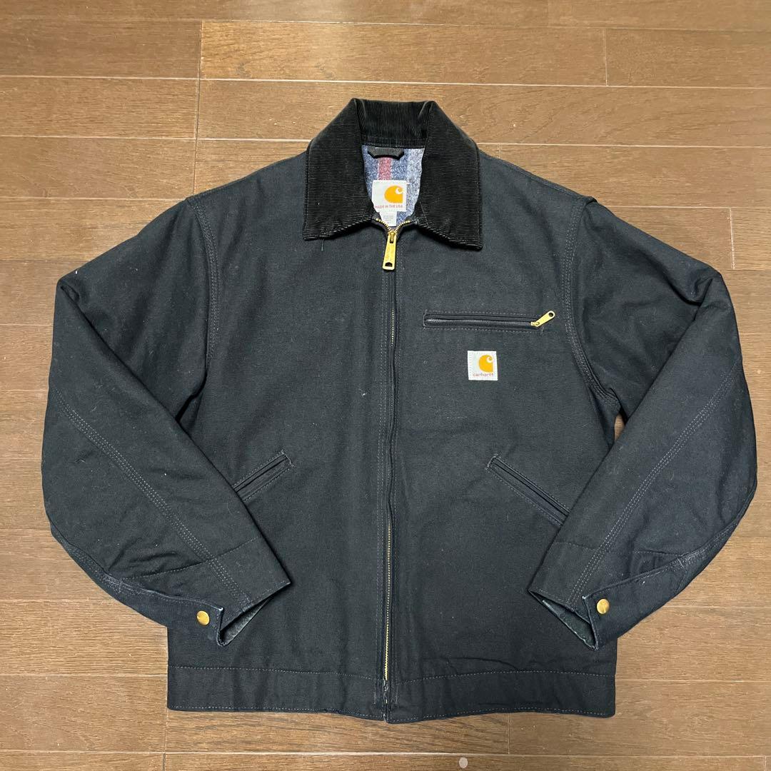 美品　S Carhartt カーハート　デトロイトジャケット　USA J001