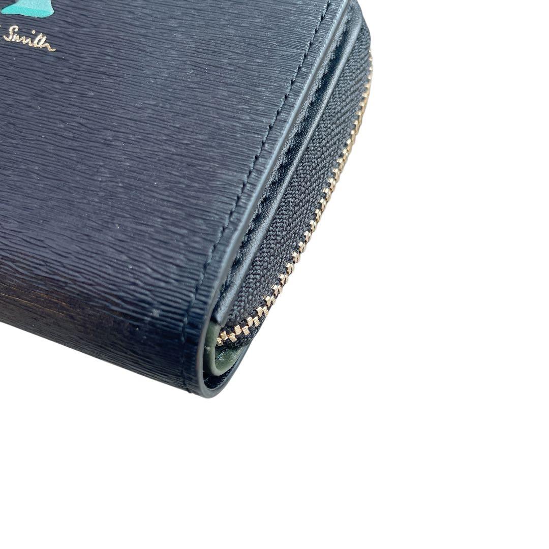 【極美品】ポールスミス　レザー　ケース　キーケース　財布　黒　ラビット