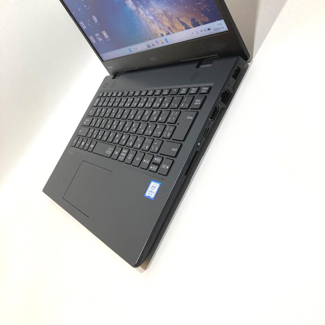 初心者✨i3第8世代・スリム・大容量✨黒✨すぐ使えるノートパソコン◇D472-3