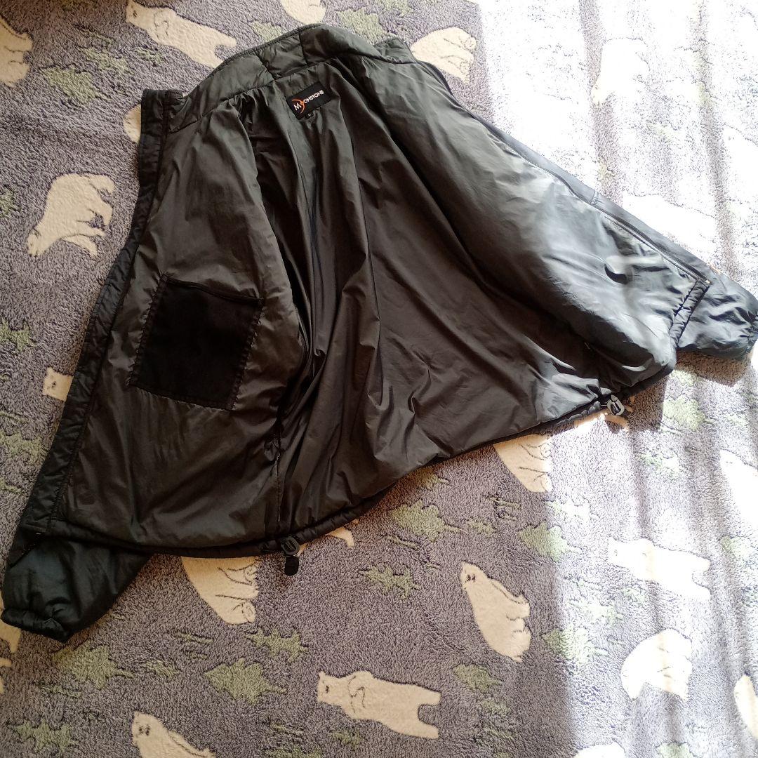 【MOONSTONE】中綿 ナイロンジャケット 〈グレー〉