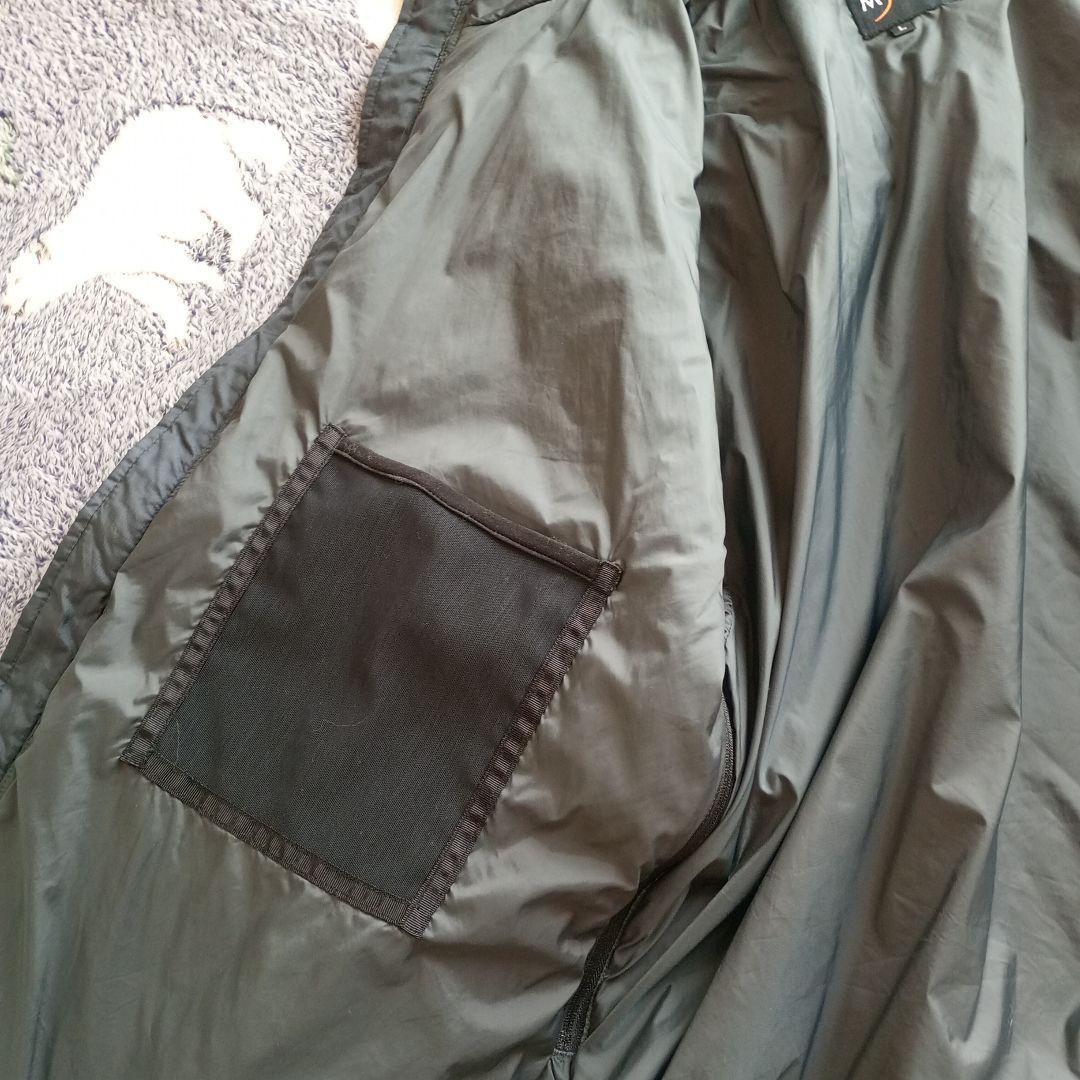 【MOONSTONE】中綿 ナイロンジャケット 〈グレー〉