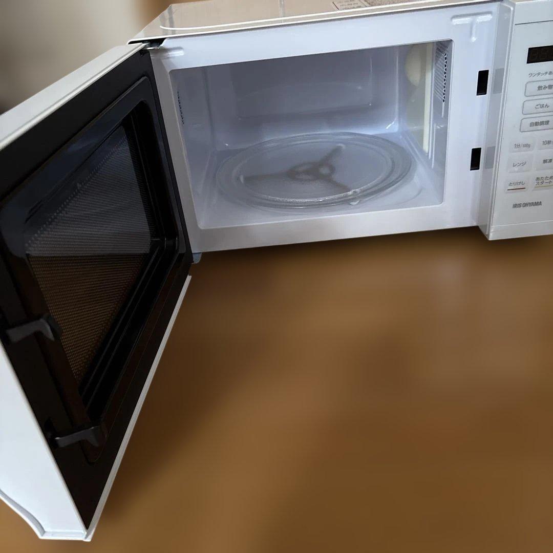 【超美品】使用回数20回程度 IRIS OHYAMA電子レンジ