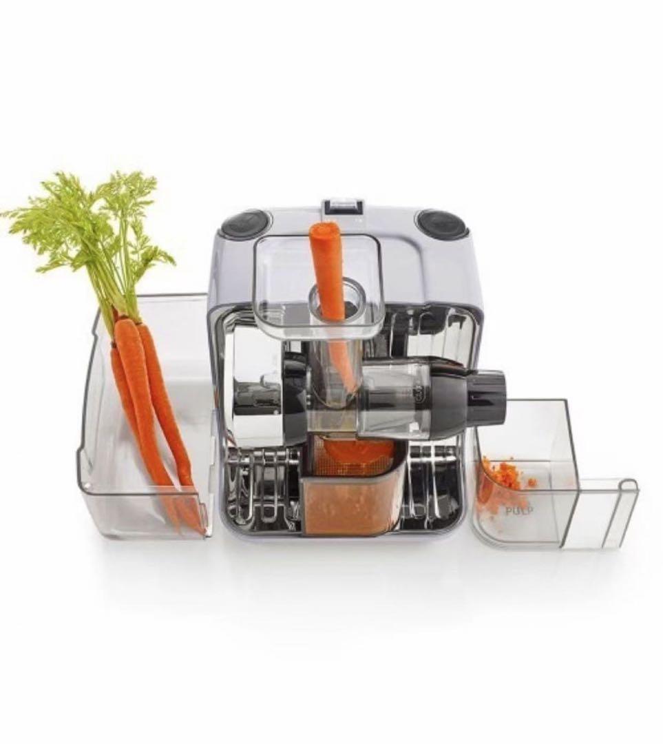 家電 Omega/オメガ ジュースキューブ 300 ジューサー シルバー