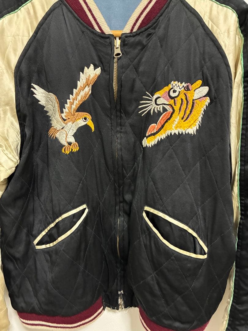 初期物silver stone シルバーストーン　スカジャン　シルク100%