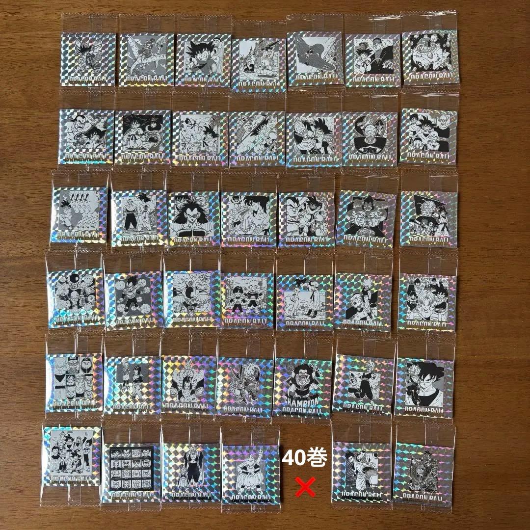 ドラゴンボール　40周年　シールウエハース2　セミコンプセット　41種