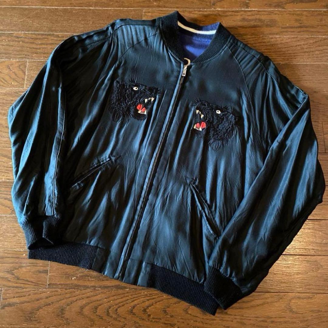 希少　東洋エンタープライズ / スカジャン TIGER サイズL