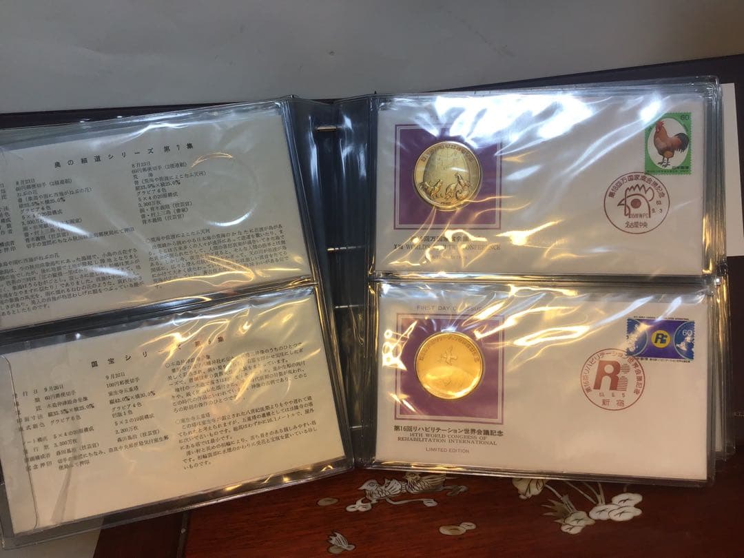 昭和63年度 日本切手 初日カバー・メダル・コレクション 記念メダル