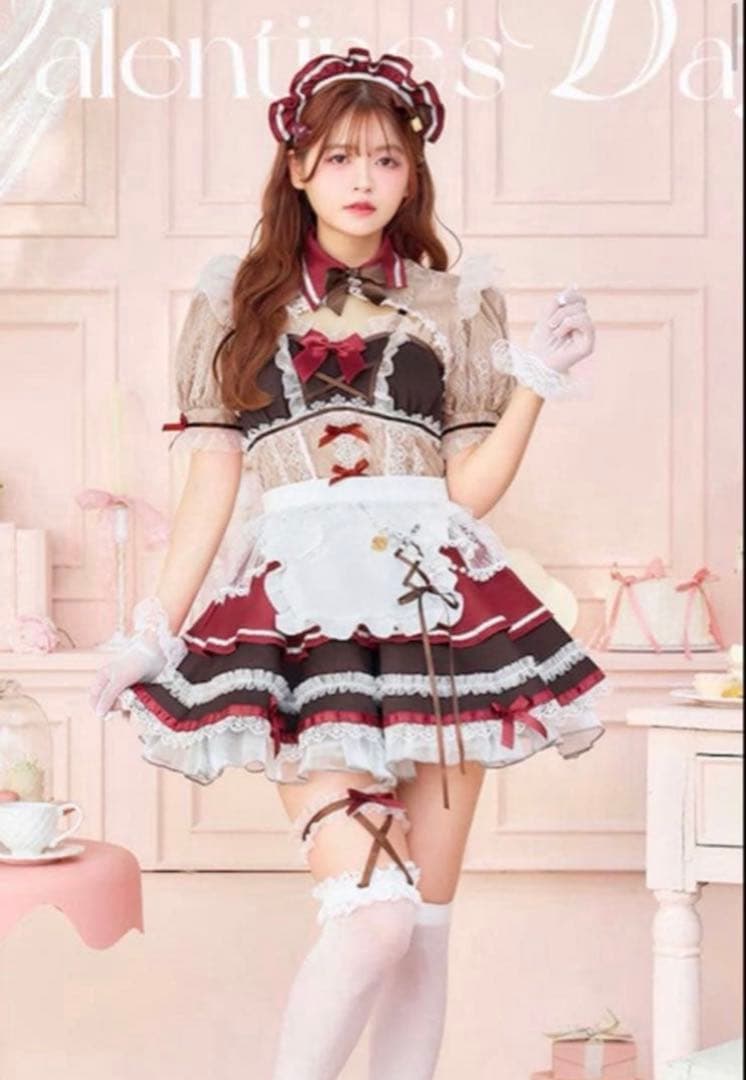 マリームーン　ピュアベリーシアーレースメイド