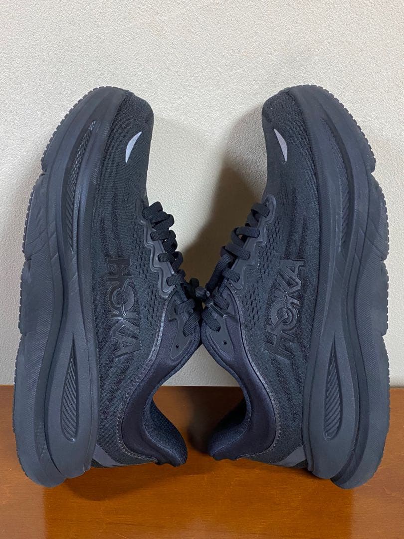HOKA BONDI 9 X-WIDE (エクストラワイド) 26cmブラック