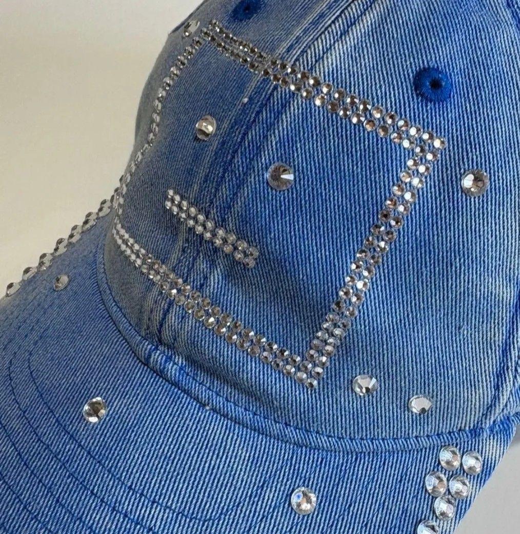 お値下げしましたacne studios ライトストーン フェイスロゴ 帽子